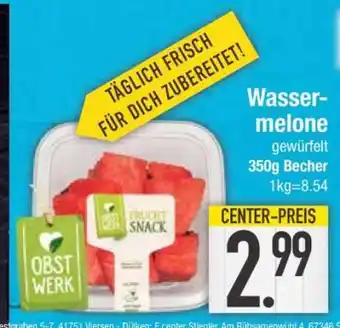 Edeka Wassermelone gewürfelt Angebot