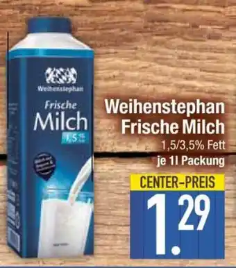 Edeka Weihenstephan frische Milch Angebot