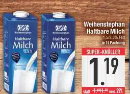 Edeka Weihenstephan Haltbare Milch Angebot