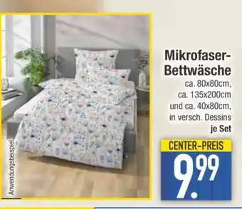 Edeka Mikrofaser- Bettwäsche Angebot