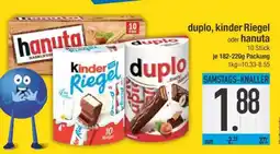 Edeka duplo, kinder Riegel oder hanuta Angebot