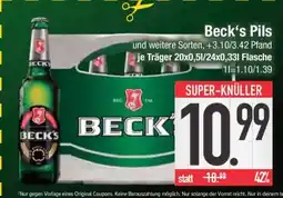 Edeka Beck's Pils Angebot