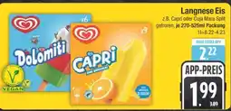 Edeka Langnese Eis Angebot