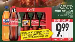 Edeka Coca-Cola, Fanta, Sprite, mezzo mix oder Lift Angebot