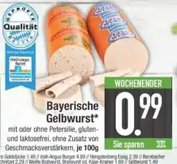 Edeka Bayerische Gelbwurst Angebot