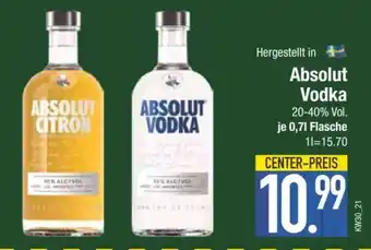 Edeka Absolut Vodka Angebot