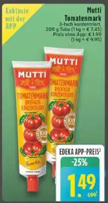 Edeka Mutti Tomatenmark Angebot
