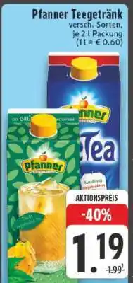 Edeka Pfanner Teegetränk Angebot