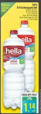 Edeka HELLA Erfrischungsgetränk Angebot