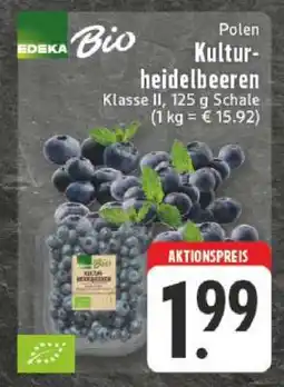 Edeka EDEKA Bio Kulturheidelbeeren Angebot