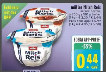 Edeka müller Milch-Reis Angebot