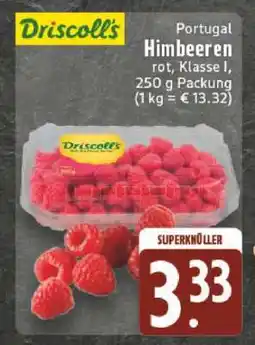 Edeka Driscoll’s Himbeeren Angebot