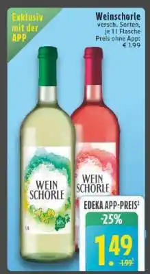 Edeka Weinschorle Angebot