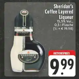 Edeka Sheridan’s Coffee Layered Liqueur Angebot