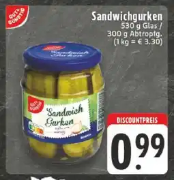 Edeka Sandwichgurken Angebot