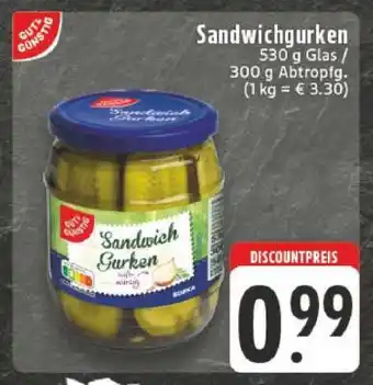 Edeka Sandwichgurken Angebot