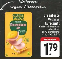 Edeka GreenForce Veganer Aufschnitt Angebot