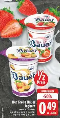 Edeka Der Große Bauer Joghurt Angebot
