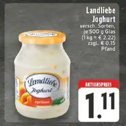 Edeka LANDLIEBE Joghurt Angebot