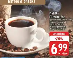 Edeka Melitta Filterkaffee Angebot