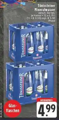 Edeka Tönissteiner Mineralwasser Angebot