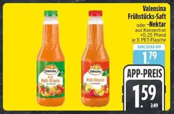 Edeka Valensina Frühstücks-Saft oder -Nektar Angebot