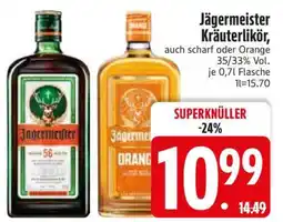 Edeka Jägermeister Kräuterlikör Angebot