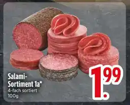 Edeka Salami- Sortiment 1a Angebot