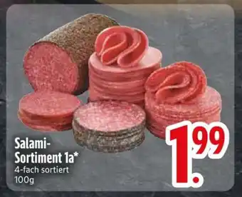 Edeka Salami- Sortiment 1a Angebot