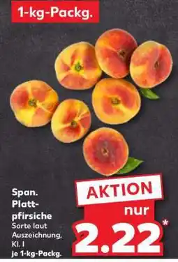 Kaufland Span. Plattpfirsiche Angebot