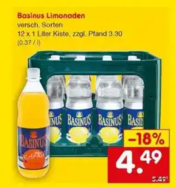 Netto Marken-Discount Basinus Limonaden Angebot