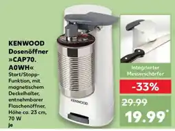 Kaufland KENWOOD Dosenöffner CAP70.A0WH Angebot