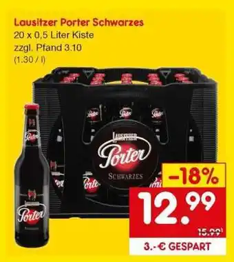 Netto Marken-Discount Lausitzer Porter Schwarzes Angebot
