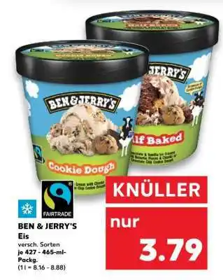Kaufland BEN & JERRY’S Eis Angebot