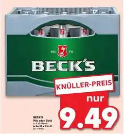 Kaufland Beck's Angebot