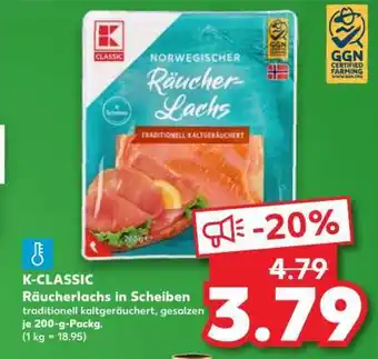 Kaufland K-CLASSIC Räucherlachs in Scheiben Angebot