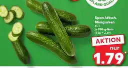 Kaufland Span./dtsch. Minigurken Angebot