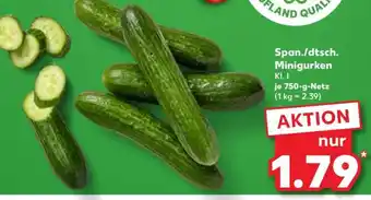 Kaufland Span./dtsch. Minigurken Angebot