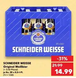 Kaufland SCHNEIDER WEISSE Original Weißbier Angebot