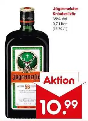 Netto Marken-Discount Jägermeister Kräuterlikör Angebot
