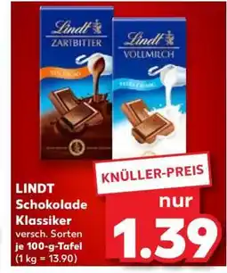 Kaufland LINDT Schokolade Klassiker Angebot