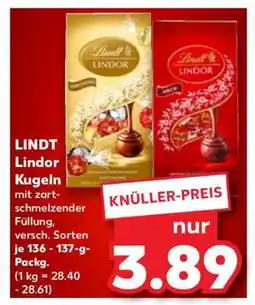 Kaufland LINDT Lindor Kugeln Angebot