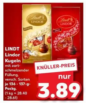 Kaufland LINDT Lindor Kugeln Angebot