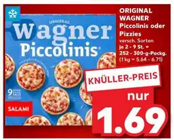 Kaufland ORIGINAL WAGNER Piccolinis oder Pizzies Angebot