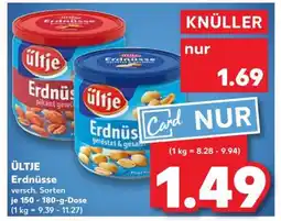 Kaufland ÜLTJE Erdnüsse Angebot