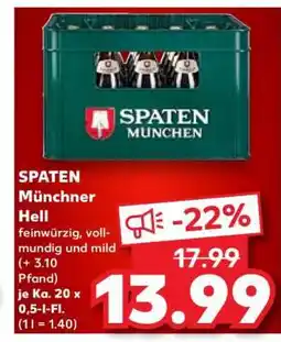 Kaufland Spaten Münchner Hell Angebot