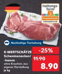 Kaufland K-WERTSCHÄTZE Schweinenacken/-kamm Angebot