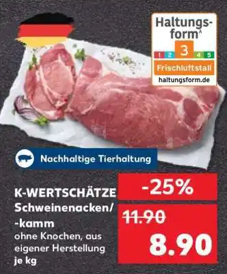 Kaufland K-WERTSCHÄTZE Schweinenacken/-kamm Angebot