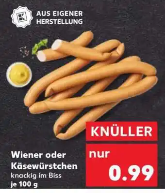 Kaufland Wiener oder Käsewürstchen Angebot