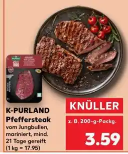Kaufland K-PURLAND Pfeffersteak Angebot